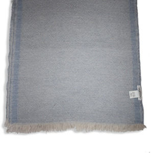 Auth Valentino Classic Light Blue Wool Scarf